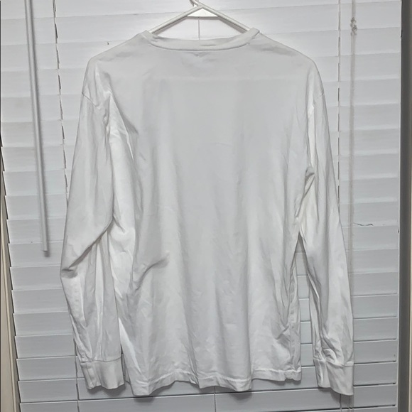White long sleeve crew neck men’s - Picture 4 of 4